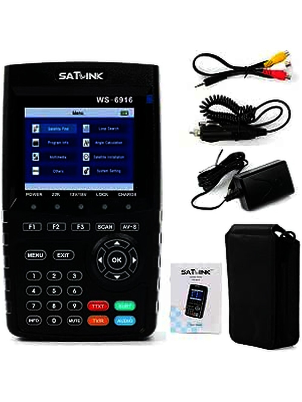 Satlink WS-6916 HD Digital Satellite Finder Meter